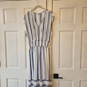 RAILS Striped Blue and White Dress